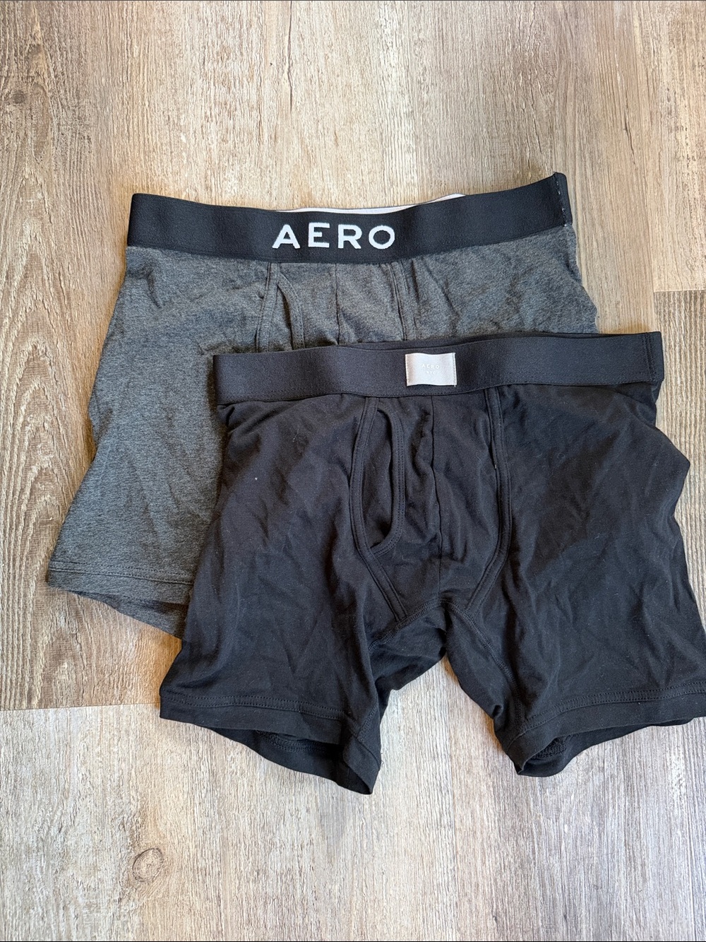 Aeropostale | Men’s Boxer Briefs - Black & Gray